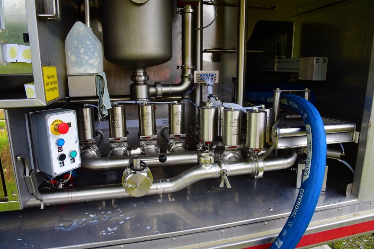 Nytt pumpesystem nærbilde sentral